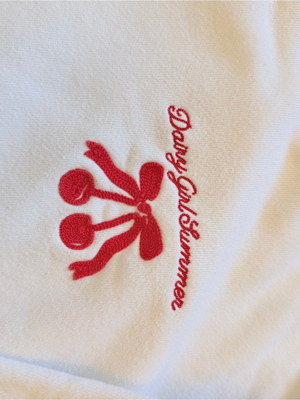 DAIRY GIRL 2024 Limited Ed Cherry Crewneck & Shorts - Picture 4 of 12